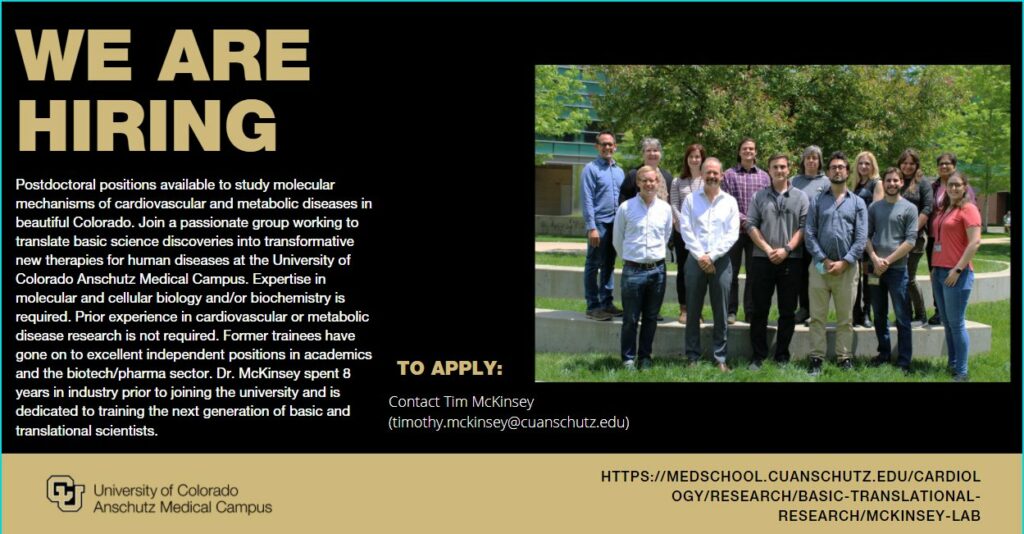 Open Postdoc Positions In Cardiology At The University Of Colorado ...