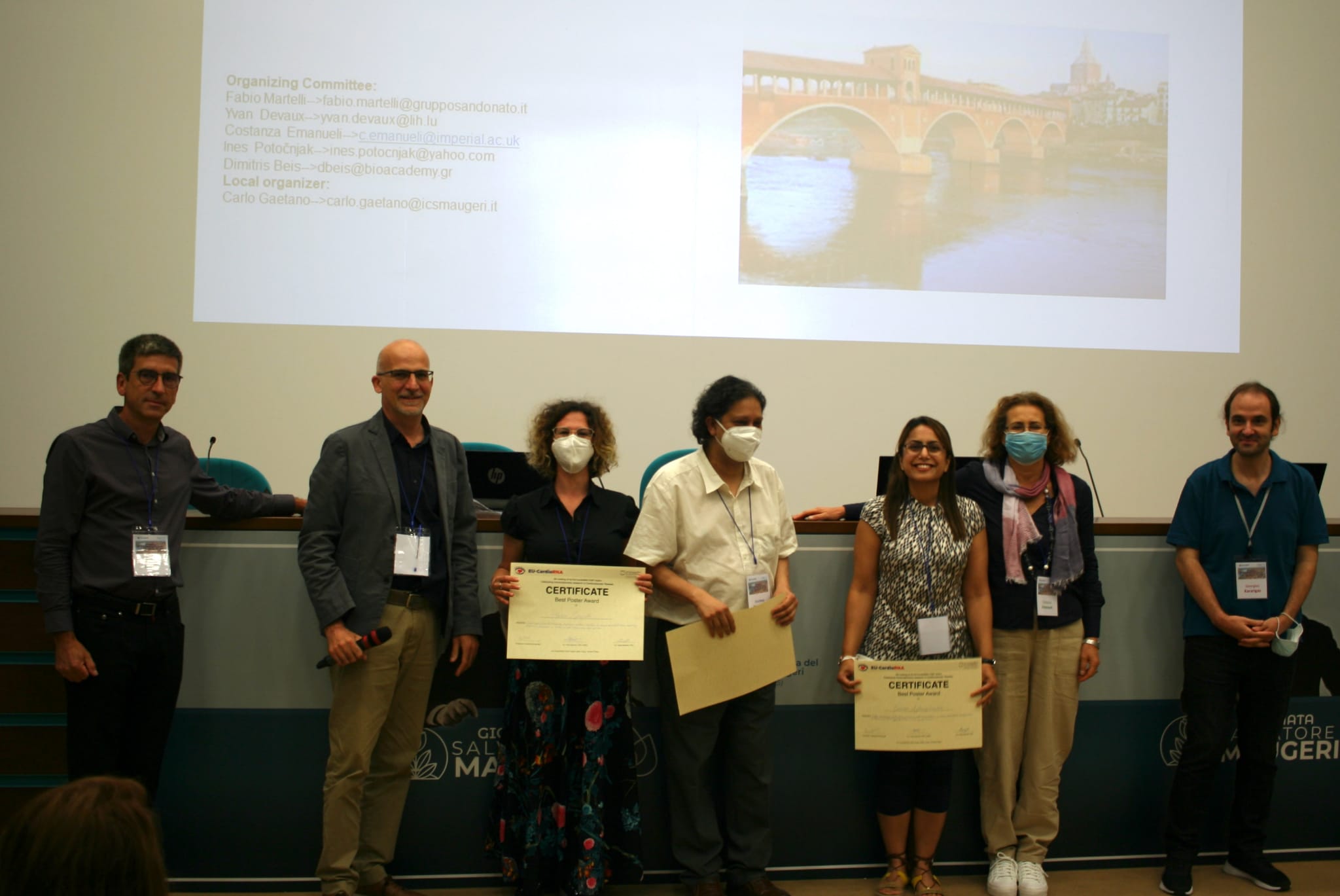 Congratulations to all ECI Poster presenters and Prize Winners at Pavia 2022!